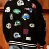 NFL All Teams Badges Bomber Jacket