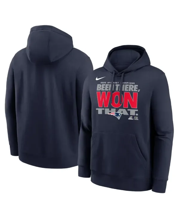 New England Patriots 2025 AFC East Division Champions Hoodie