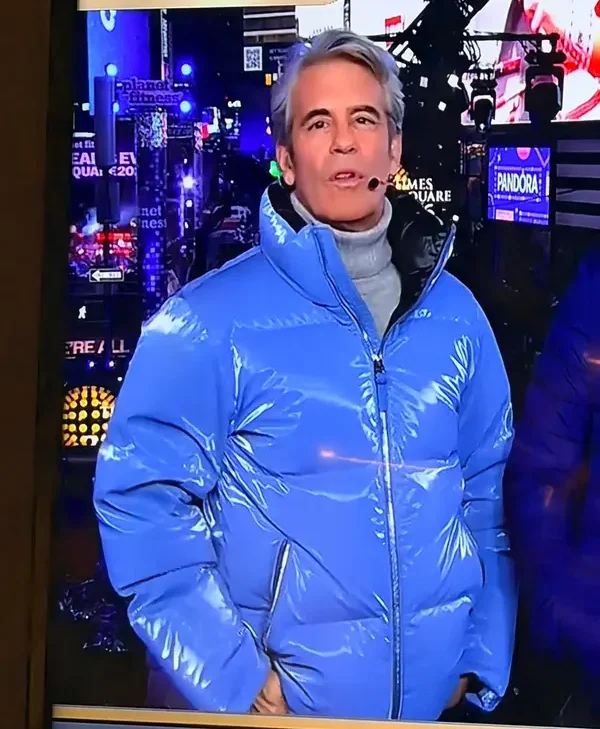 New Year’s Eve Andy Cohen Blue Jacket