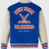 New York Islanders OVO Wool Varsity Jacket back