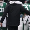 New York Jets Black Hooded Jacket back