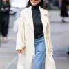Olivia Munn New York City 2026 Wool Coat