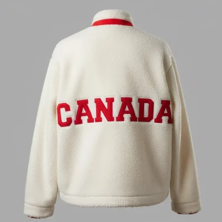 Olympic 2026 Team Canada Sherpa Fleece Jacket