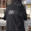 One Piece S02 Monkey D. Luffy Black Hoodie back