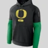 Oregon Ducks Fitness Performance Hoodie front