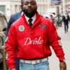 Paris Fashion Week Davido Red Jacket