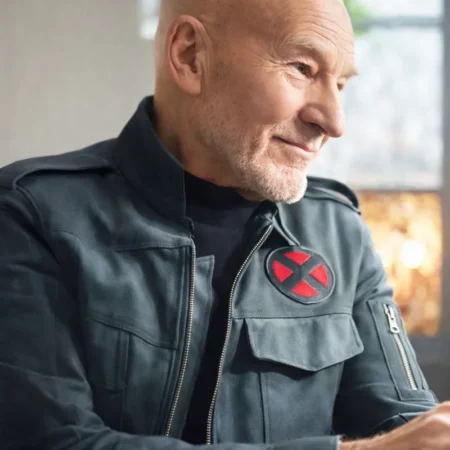 Patrick Stewart Avengers Doomsday Leather Jacket
