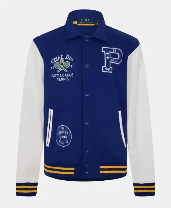 Polo Ralph Lauren Letterman Contrast Jacket front