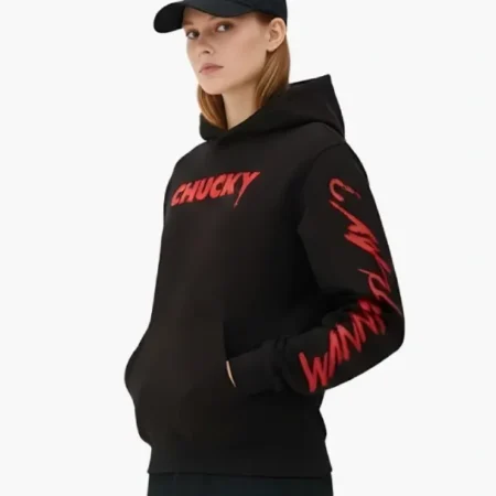 Primark Black Chucky Hoodie front style