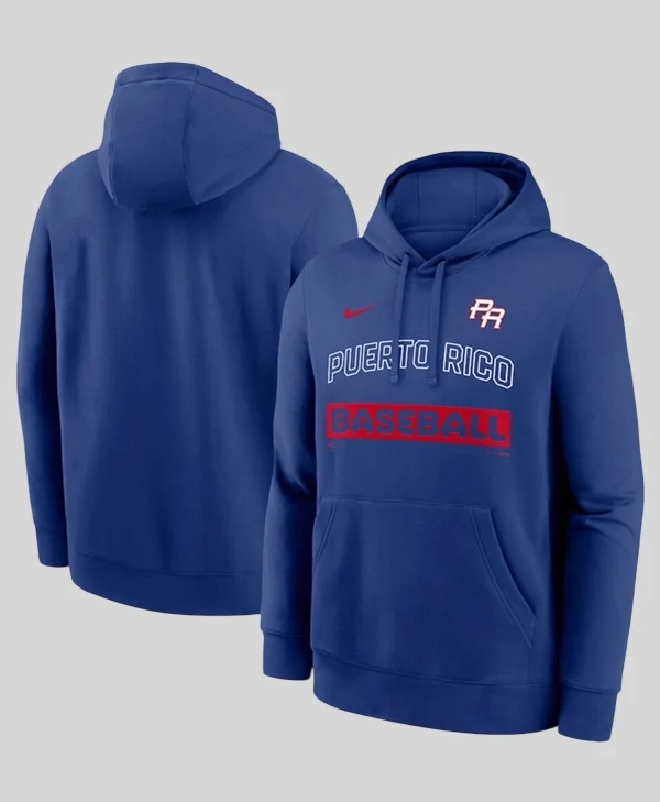 Puerto Rico Baseball Nike 2026 World Baseball Classic Club Hoodie