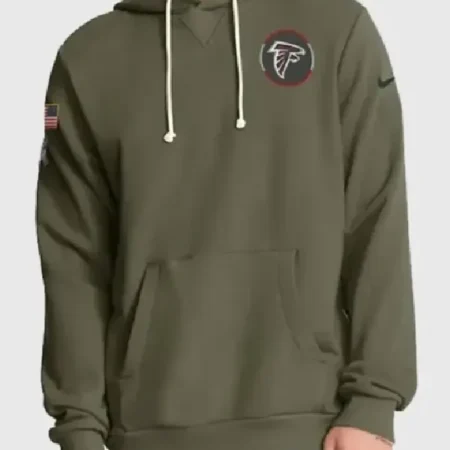 Raheem Morris Atlanta Falcons 2025 Salute to Service Hoodie front