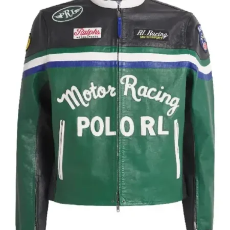 Ralph Lauren Green Cafe Racer Jacket