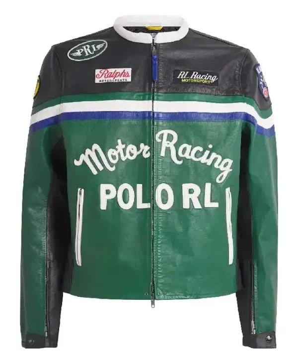 Ralph Lauren Green Cafe Racer Jacket