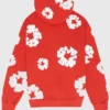 Red Denim Tears 2026 Hoodie back