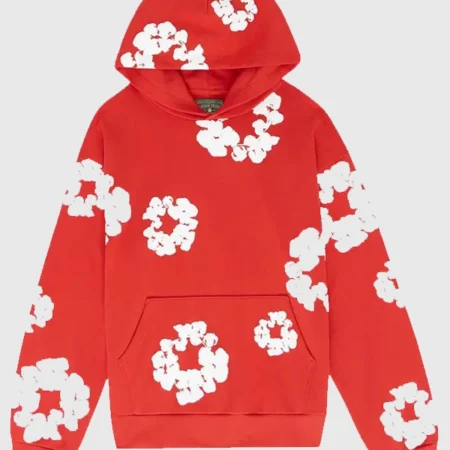 Red Denim Tears Hoodie for sale