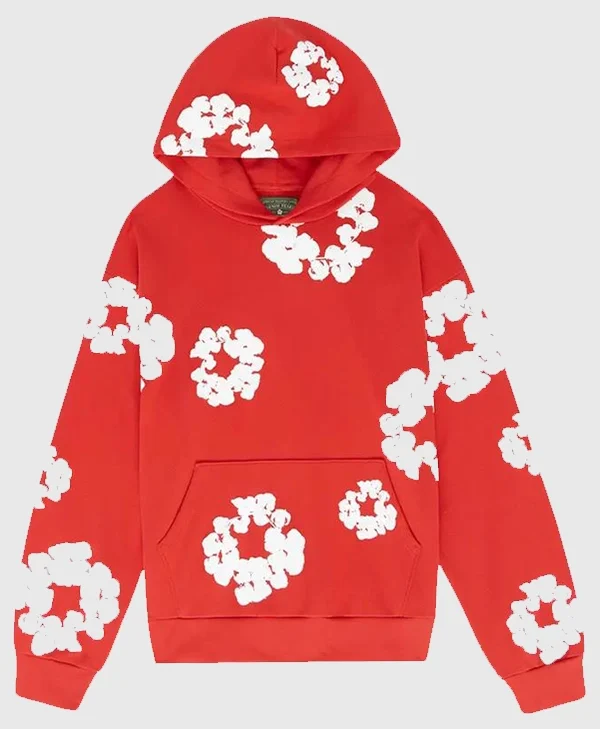 Red Denim Tears Hoodie for sale