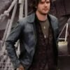 Return to Silent Hill 2026 Jeremy Irvine Black Leather Jacket