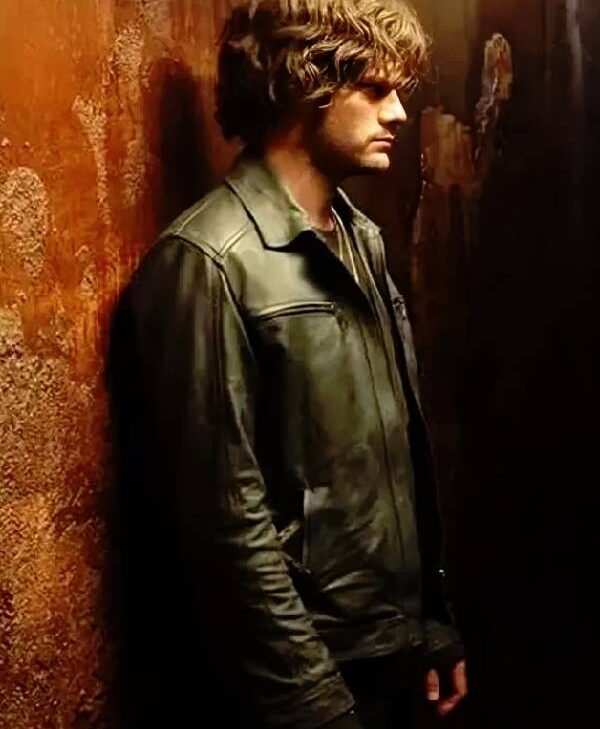 Return to Silent Hill 2026 Jeremy Irvine Black Leather Jacket front