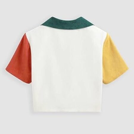 Rupauls Drag Race S18 Mandy Mango Patchwork Shirt back