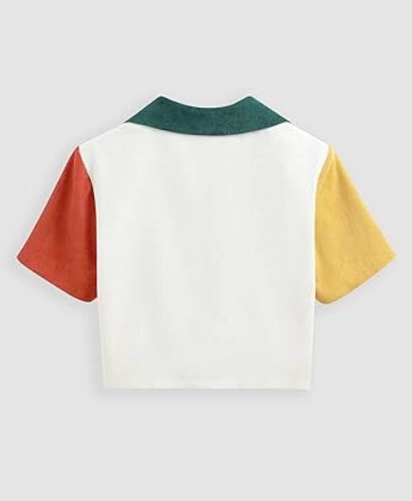 Rupauls Drag Race S18 Mandy Mango Patchwork Shirt back