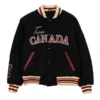 SCA x Hockey Canada Leaf & Legacy Varsity Bomber Jacket front