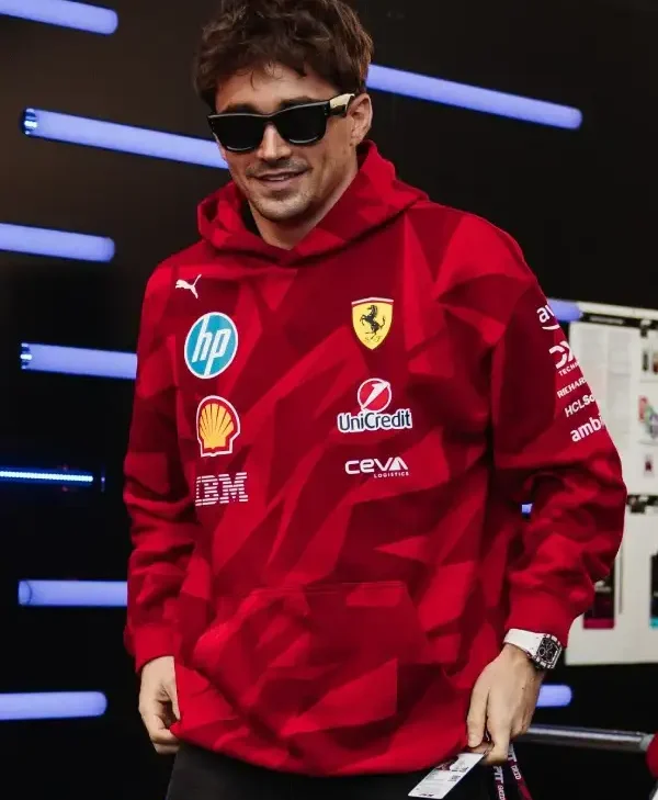 Scuderia Ferrari 2025 Special Edition Las Vegas Race Hoodie
