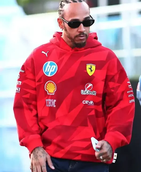 Scuderia Ferrari 2025 Special Edition Las Vegas Race Hoodie front