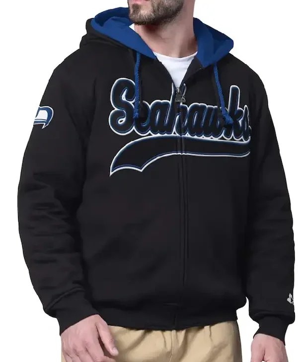 Seattle Seahawks Big Shot Full-Zip Double Hoodie
