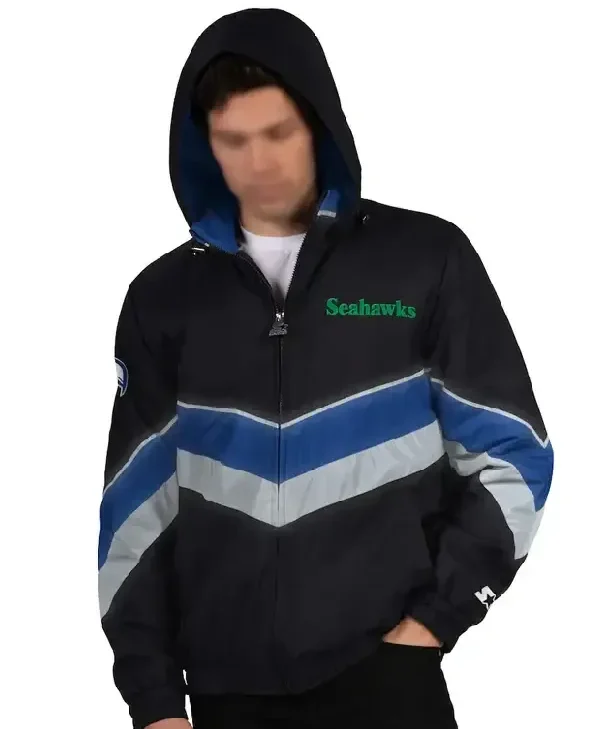 Seattle Seahawks Thursday Night Gridiron Vintage Logo Full-Zip Hoodie