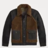 Sherpa Fleece Paneled Canvas Jacket