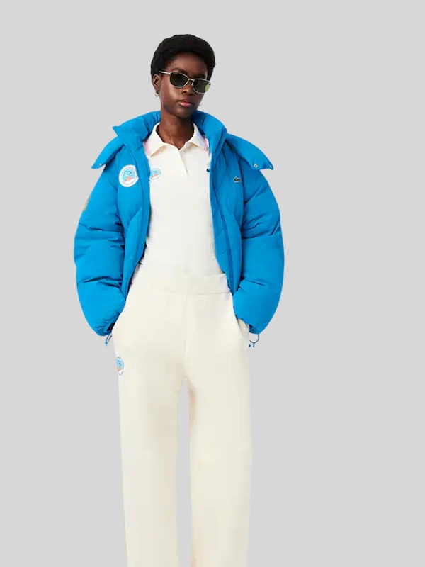 Shop Lacoste x Olympic Heritage Cortina Puffer Jacket