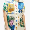 Shop The Valley Persian Style 2026 Sky Asakari Soleil Printed Shirt