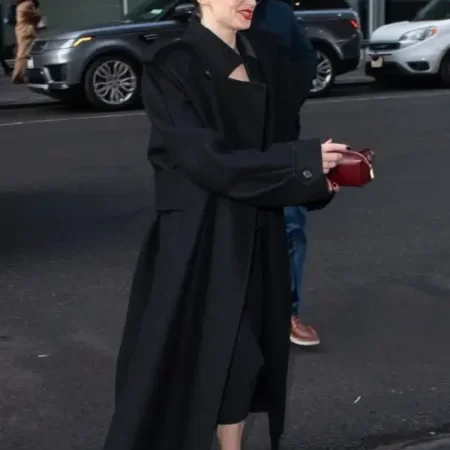 Sophie Turner CBS Mornings 2026 Long Trench Coat