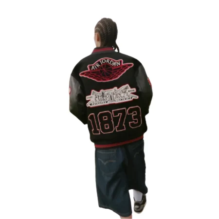 Spike Lee Black Varsity Jacket back
