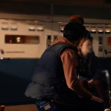 Stranger Things S5 Noah Schnapp Puffer Vest back