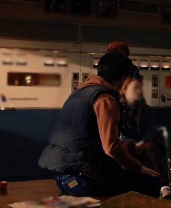 Stranger Things S5 Noah Schnapp Puffer Vest back