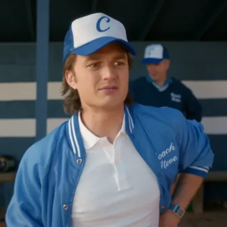 Stranger Things Steve Harrington Blue Coach Jacket