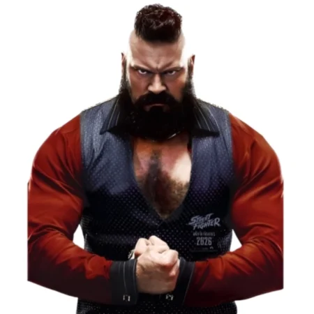 Street Fighter 2026 Zangief Black Vest