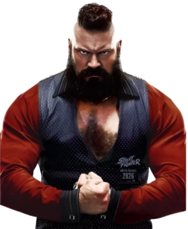 Street Fighter 2026 Zangief Black Vest