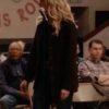 Stumble S1 Jenn Lyon Dark Brown Car Coat back