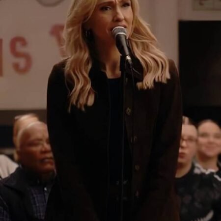 Stumble S1 Jenn Lyon Dark Brown Car Coat front