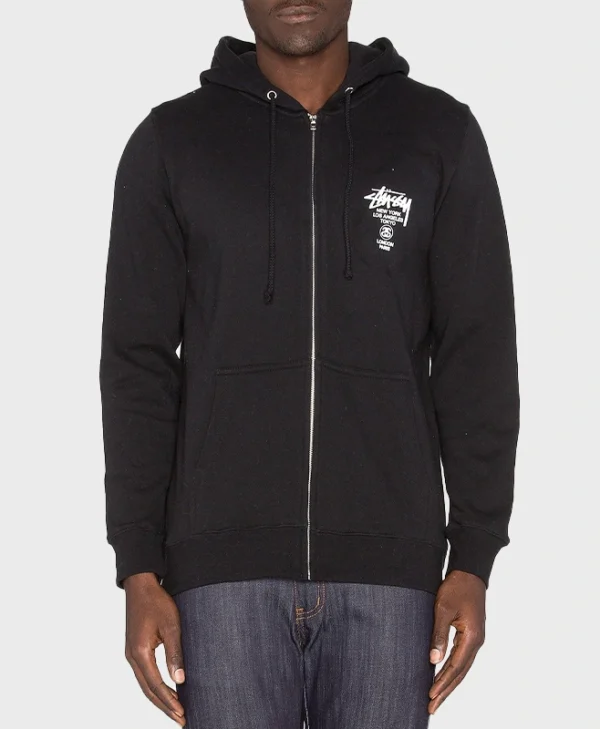 Stussy World Tour Zip Hoodie