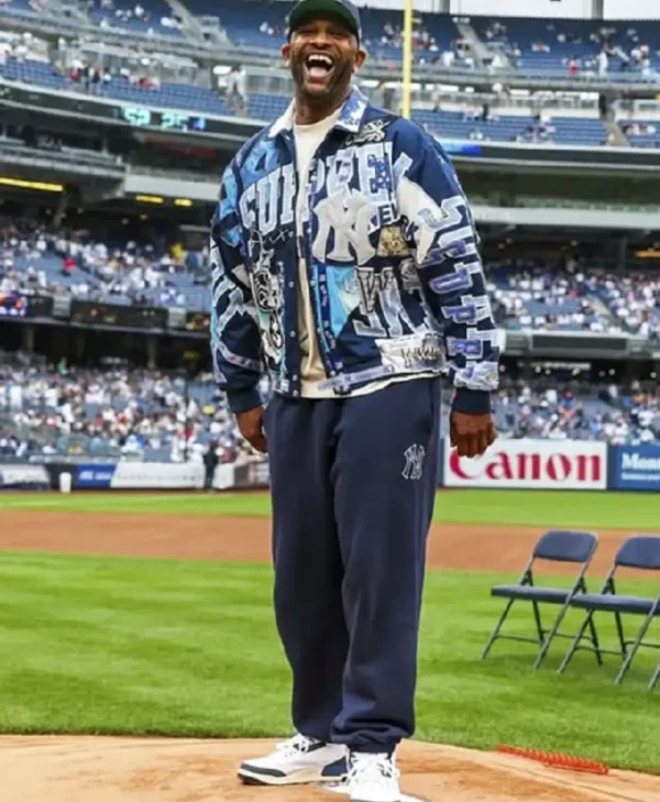 Supreme Jeff Hamilton NY Yankees Varsity Jacket walk