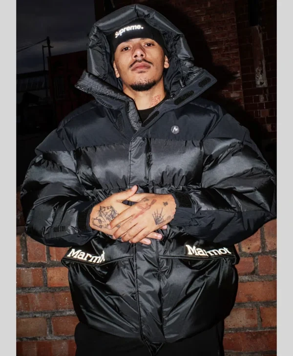 Supreme x Marmot Fill Down Black Puffer Jacket
