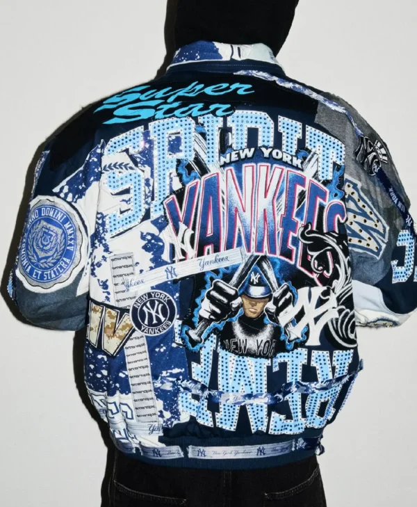 Supreme x New York Yankees x Jeff Hamilton Varsity Jacket For Sale