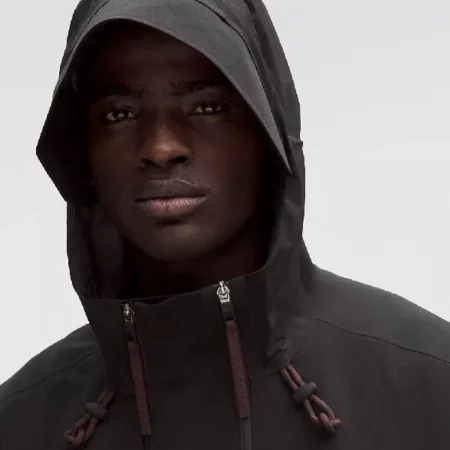 Team Canada Men Waterproof Shell Jacket front style