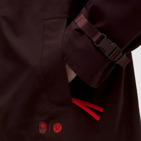 Team Canada Women Waterproof Shell Jacket sleeves