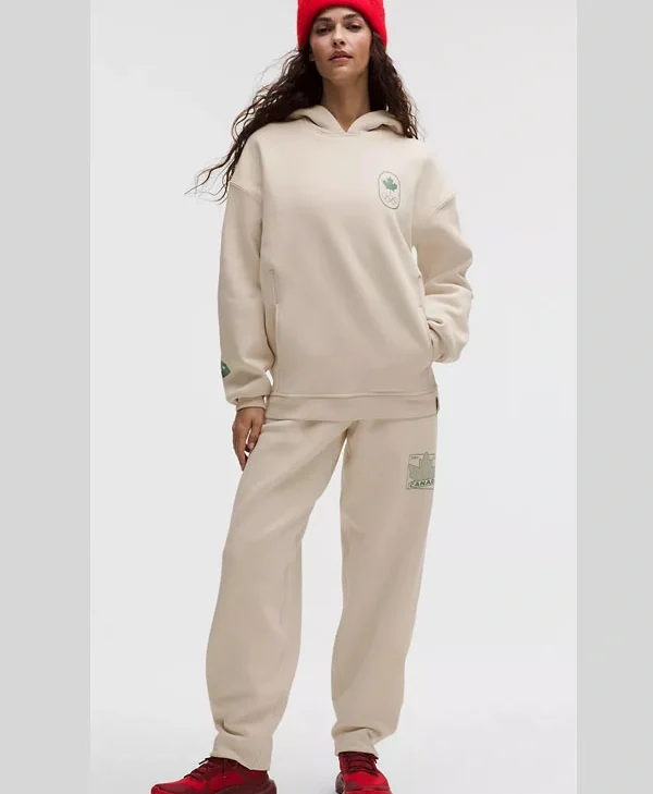 Team Canada Womens Big Cozy Oversized Hoodie front