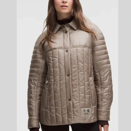 Team Canada Women’s Nylon Taffeta Insulated Shacket front