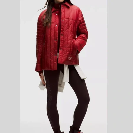 Team Canada Women’s Taffeta Nylon Insulated Shacket front